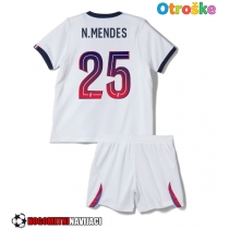 Otroške Nogometnih dresov Paris Saint-Germain Nuno Mendes #25 Gostujoči 2026-27 Kratki rokavi (+ hlače)